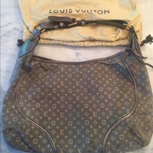LOUIS VUITTON Manon MM mini platine purse